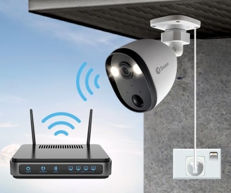 how do wireless cameras connect to wifi